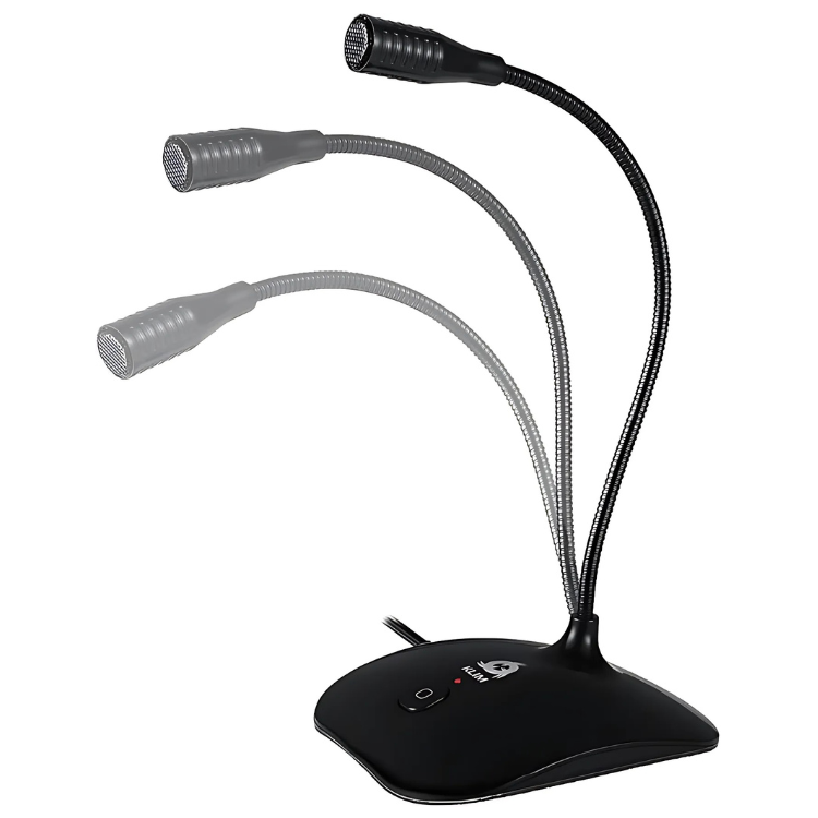 KLIM Talk USB Desk Microphone - 2024 Edition | Pro Desktop Mic for PC, Mac, PS4 - Ideal for Recording, Gaming, Streaming & Podcasts