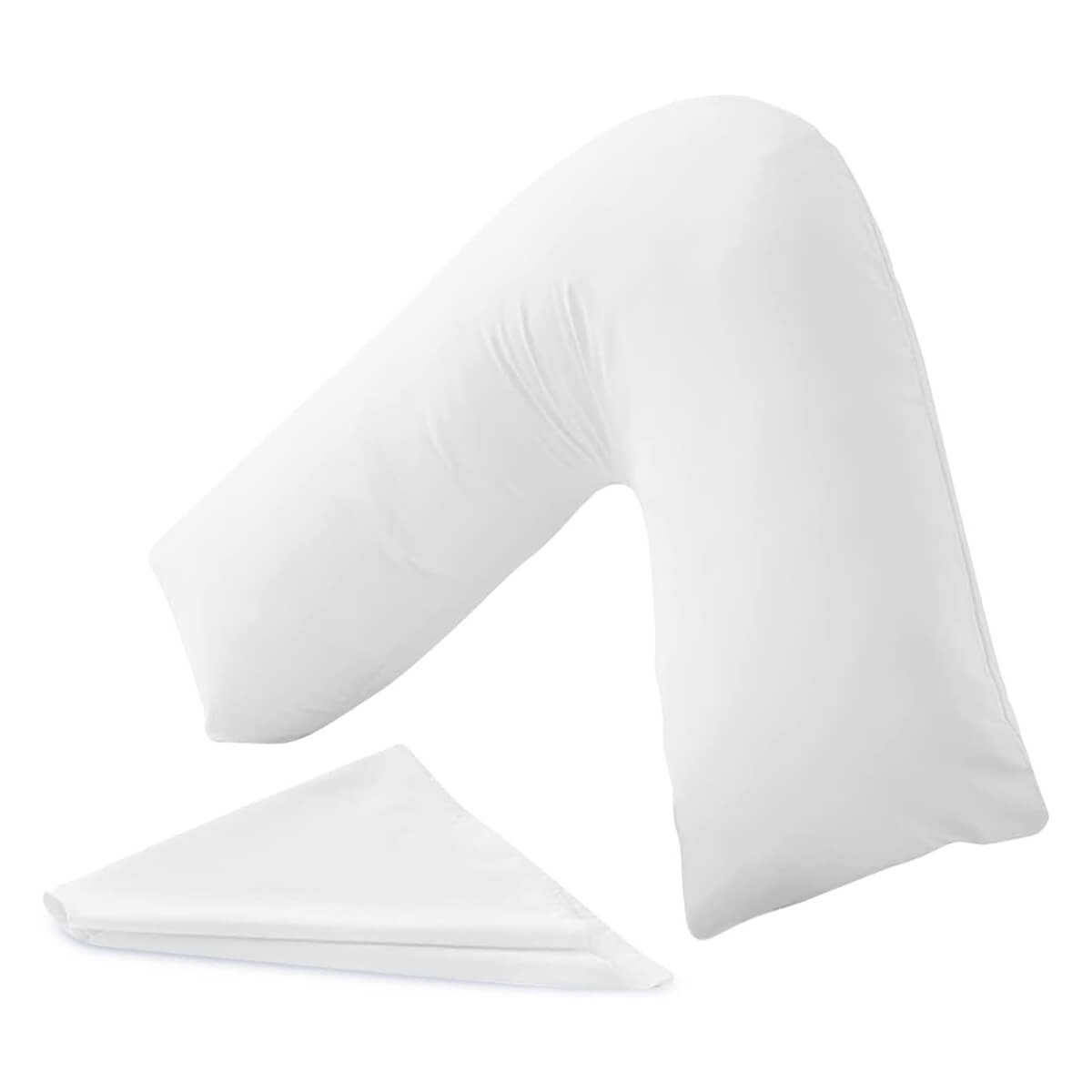 Supreme Comfort V-Shaped Pillow Set - Complete with Pillowcase