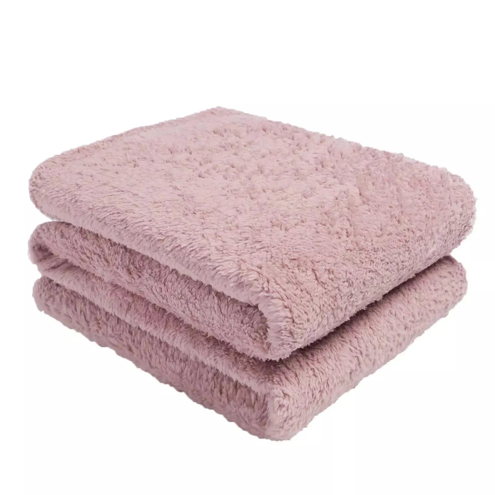 Large Soft Warm Teddy Fleece Throw Blanket - Perfect for Sofa, Bed, Single, Double, King