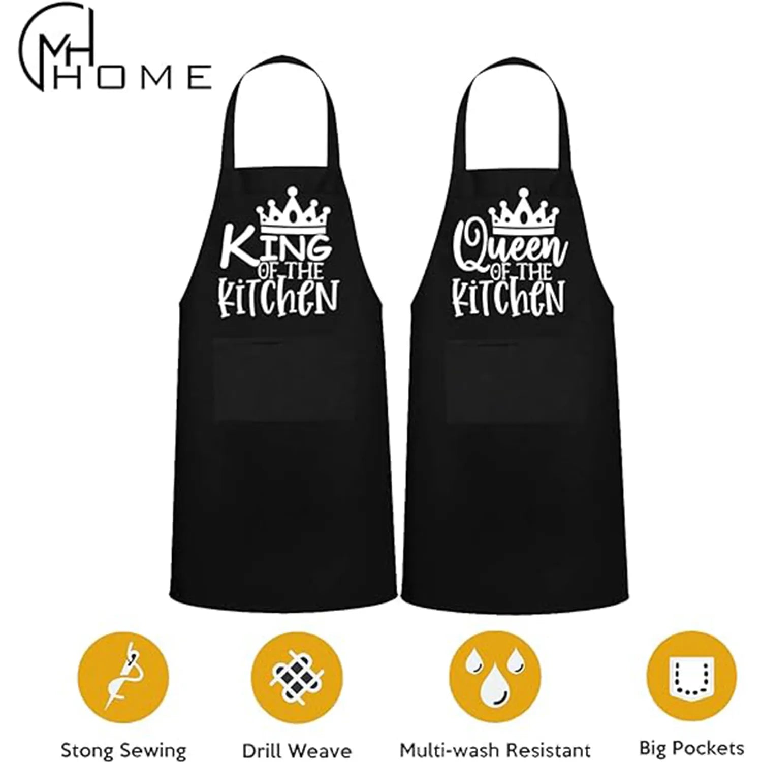 Versatile Men's Chef Apron Ideal for Cooking and BBQ