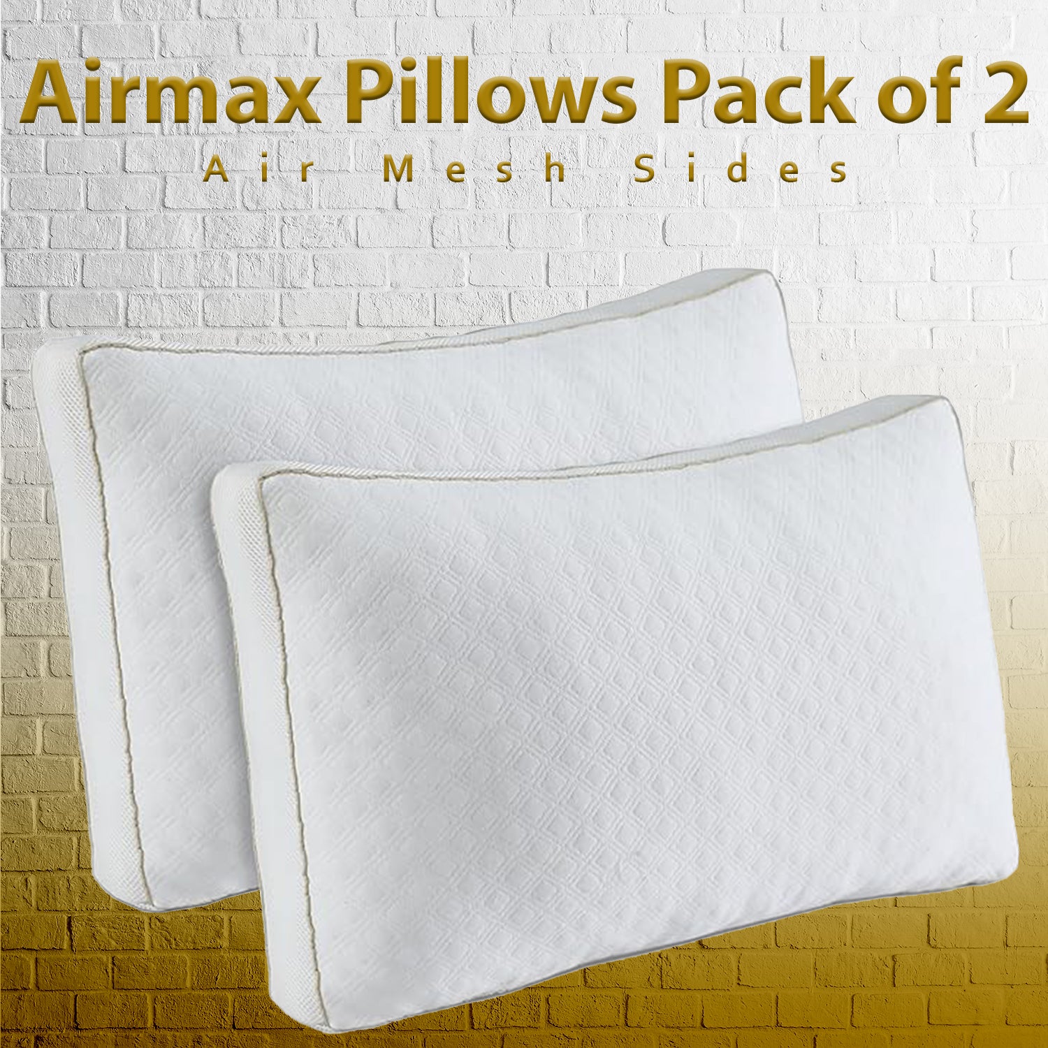 Airmax Pillows - Air Mesh Sides for a Cool Night's Sleep