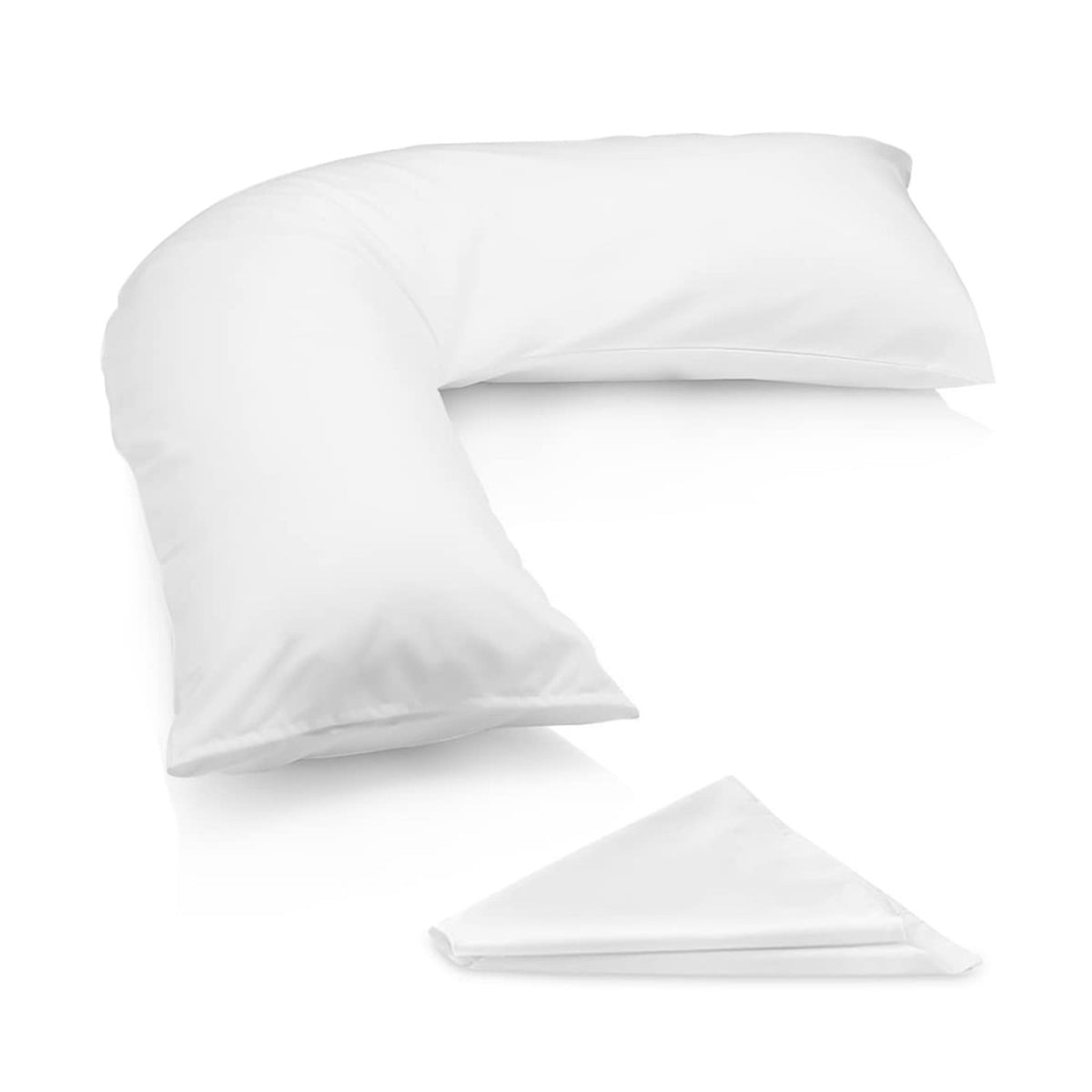 Supreme Comfort V-Shaped Pillow Set -  Complete with Pillowcase