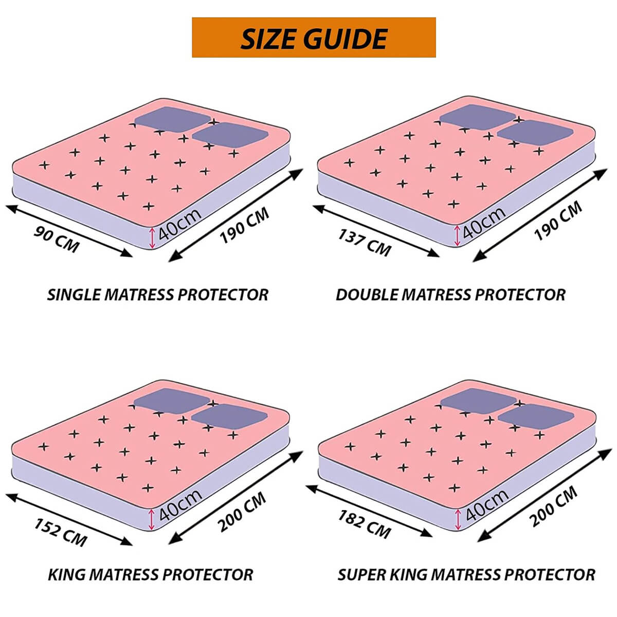 Waterproof Mattress Protector for Ultimate Comfort, Sleep secure